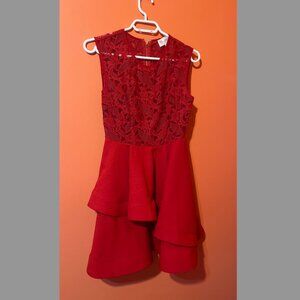 Red Cocktail Dress - Boutique 1861